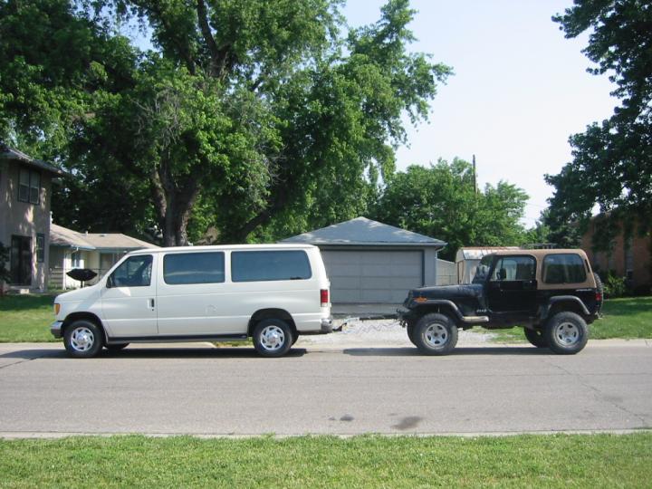 Towing a honda civic 4 wheels down #5