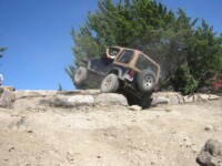 Ben climbing ledges