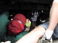 The Gloved One waives to the camera
