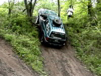 ZJ catches air on the steep one