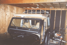 Old hoist in action