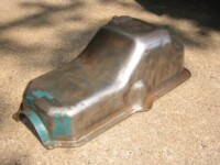 Bare oil pan Bare oil pan