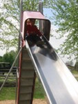 Micah in the Randolph playground