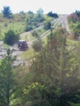 Ethan climbing a hill