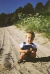 Micah on sandy trail
