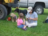 Dora and her dogs