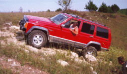 XJ on the ledges