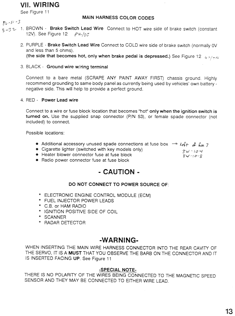 Equus Cruise Control Manual