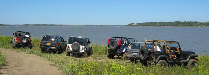 (Pretty Jeeps All In A Row)