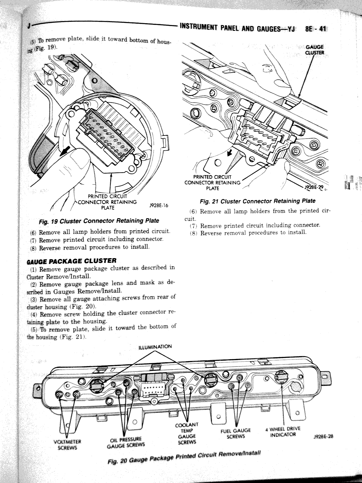 Jeep Wrangler Instrument Cluster Manual – 