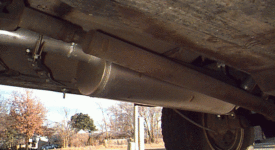 Muffler, from left side