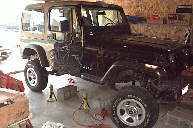 Spring-Over-Axle Conversion on a '95 YJ – 