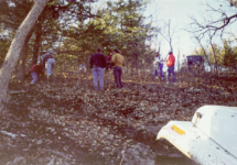 Nick Falcetto being winched