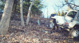 Nick Falcetto being winched