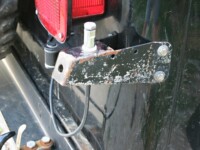 CB antenna mount on YJ