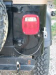 CB antenna mount on YJ