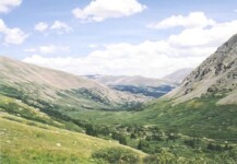 View toward Wheeler Lake trail head from 3rd obstacle