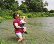 Stacy & Micah in the Dismal River