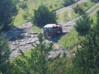 Zack climbing a hill