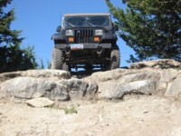 Ben descending ledges