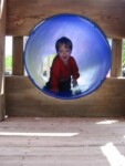 Micah in the Randolph playground