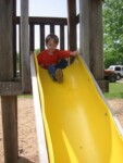 Micah in the Randolph playground