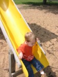 Micah in the Randolph playground