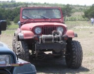 Monster winch on a CJ