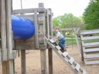 Micah in the Randolph playground