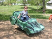 Micah in the Randolph playground