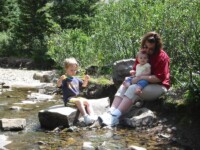 My family at Yankee Boy Basin outside Ouray, CO