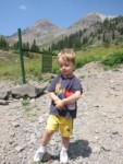 Micah at Yankee Boy Basin outside Ouray, CO