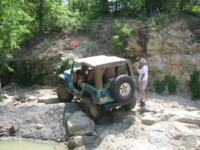 Dave Stauffer's TJ in the quarry