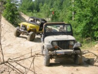 Ben's YJ and John Nutter's CJ-7 near Purgatory