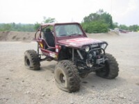 Buggy with flat tires