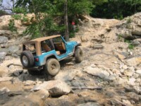Dave Stauffer's TJ in the quarry