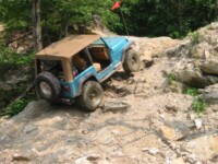 Dave Stauffer's TJ in the quarry