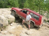 Jerry's XJ in the quarry