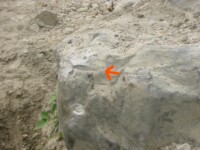 The rock that dented Ben's rocker panels