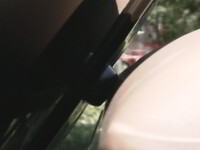 New hood bumpers in use against roof